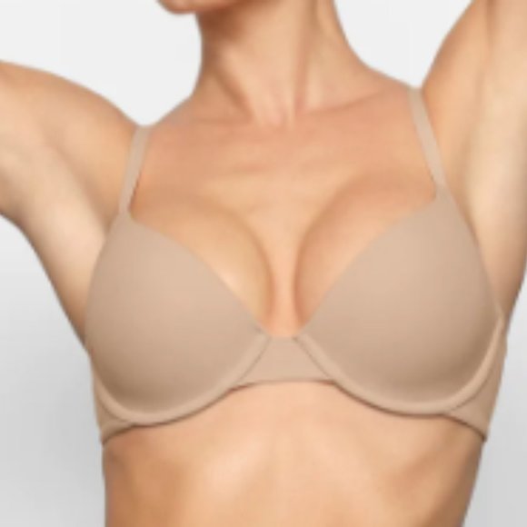 SKIMS Other - (2253/2254) SKIMS FITS EVERYBODY T-SHIRT BRA- CLAY - 34DDD/36DDD